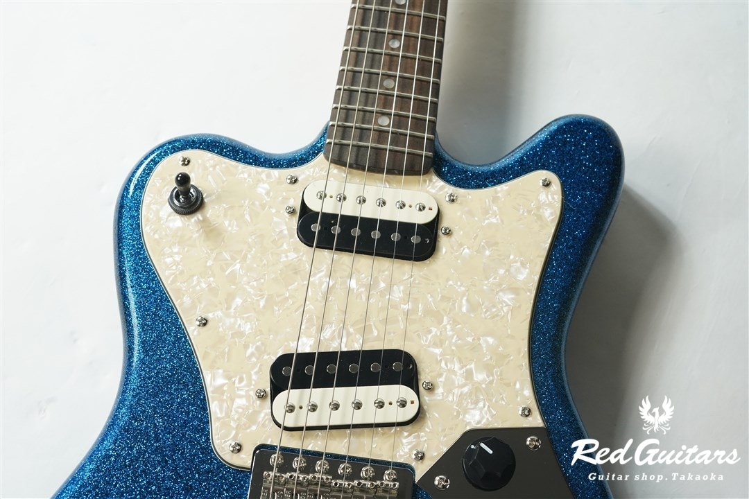 Squier by Fender PARANORMAL SUPER-SONIC Blue Sparkle | Red